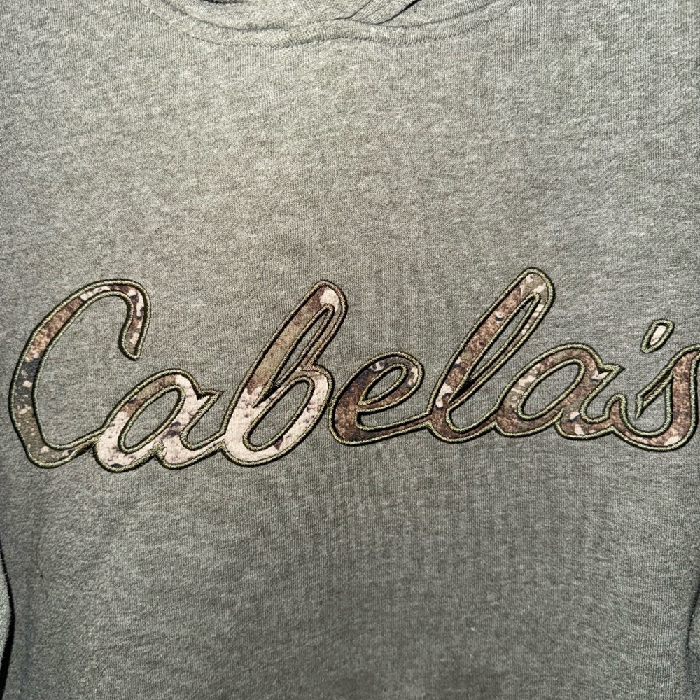 Cabela's Heather Gray Logo Sweatshirt